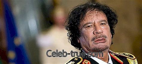 Muammar Gaddafi Biography Childhood Life Achievements And Timeline