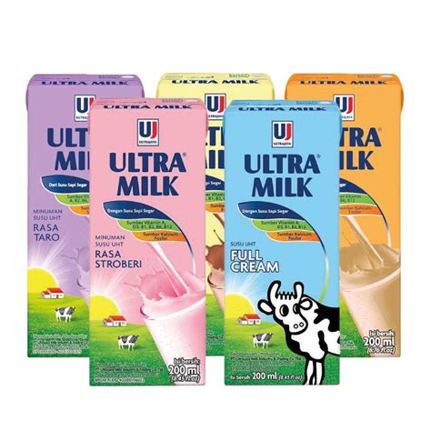 Jual Susu Ultra Milk Uht 200ml All Varian Grabgojek Indonesia