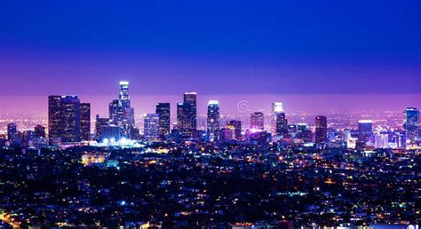 Los Angeles Skyline Stock Photo Image Of City Buildings 43812704