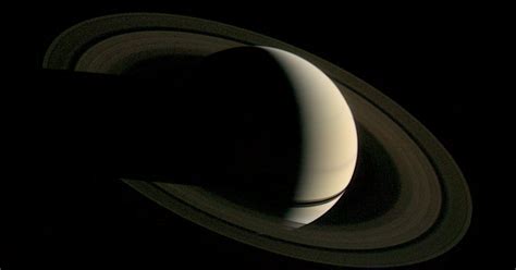 Voyager 1s Departure Shot Of Saturn The Planetary Society
