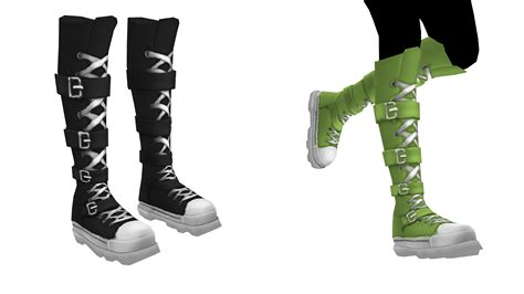Mmd Sims 4 Some Emo Boots By Fake N True On Deviantart