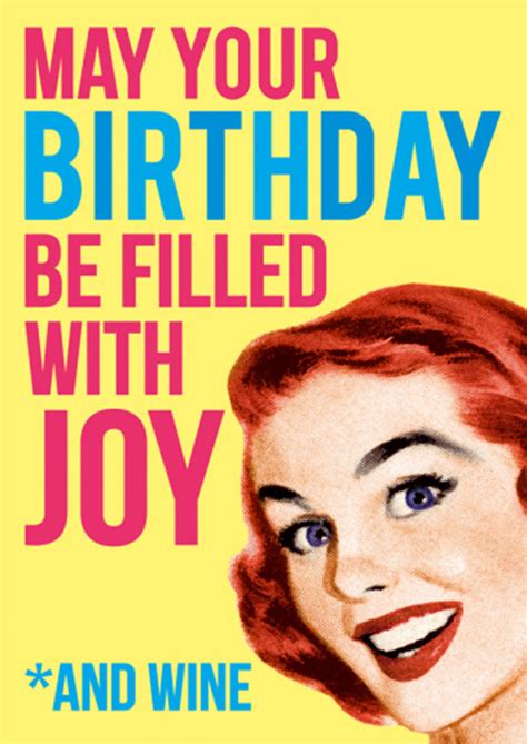 Dean Morris Card Large Birthday Joy And Wine Bobangles