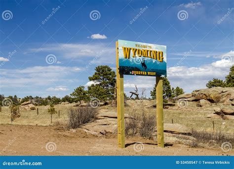 State Border Welcome Signs Stock Image Image Of Greeting 53450547