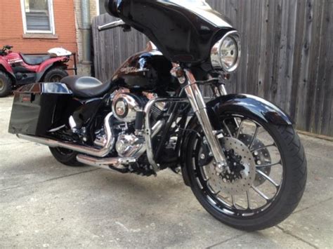 Steel fenders are thick enough to add rigidity to the front end by acting like a fork brace but can still be cut or shaped enough for an even more kustom appearance. Klock Werks Slicer installed on my '10 SG - Harley ...
