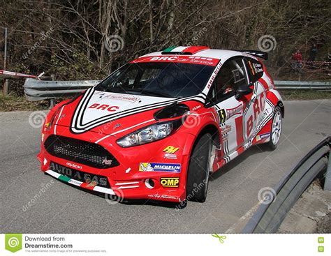Racing Car Ford Fiesta In The Foreground Editorial Photography Image