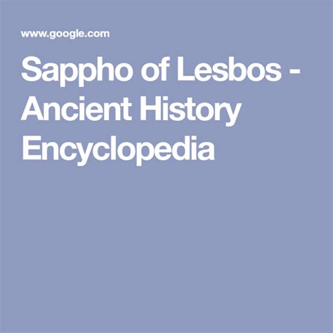 Sappho Of Lesbos History Encyclopedia Female Poets Human Emotions