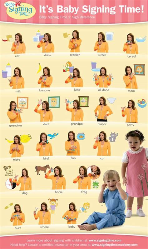 Baby Sign Language Chart 11 Primary Source Pairings