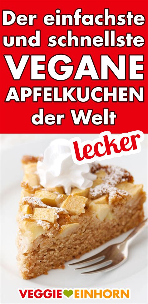 Saftiger veganer zitronenkuchen ▶ einfach vegan backen ▶ schneller kuchen. Schneller veganer Apfelkuchen ᐅ Einfacher veganer Apfel ...