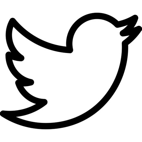 Twitter Logo Outline Download Free Icons