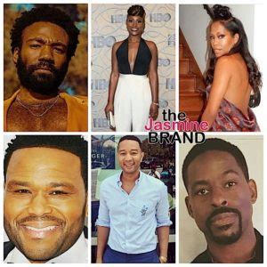 Brown, who's nominated for an emmy for his role in the people v. Issa Rae, Donald Glover, John Legend, Sterling K. Brown ...