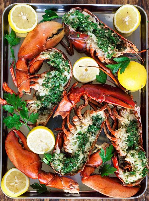 Grilled Lobster With Garlic Herb Butter Kits Kitchen