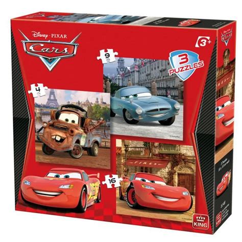 3 Disney Pixar Cars Jigsaw Puzzles 4 16 Piec Achat Vente