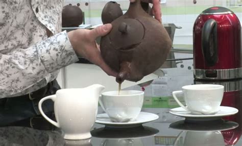 Chocolate Teapot That Serves Perfectly Brewed Cups Of Tea