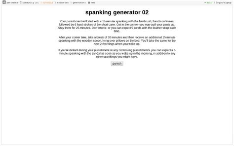 Spanking Generator 02