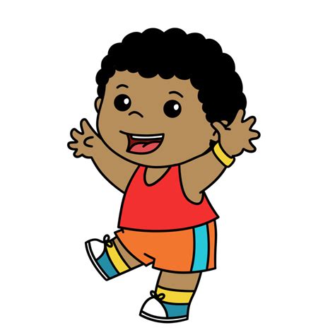 Happy Cartoon Child Boy 28053594 Png