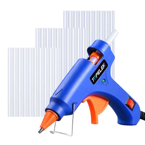 Topelek Mini Hot Glue Gun With 30 Pcs Glue Sticks 20w Heating Fast