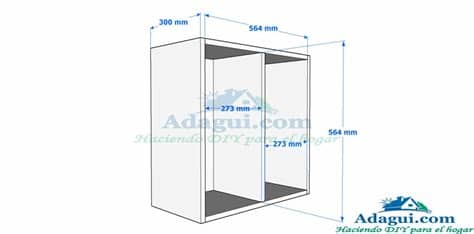Las columnas para las cocinas pueden ser utilizadas para incorporar el horno y/o microondas, más cajones o puertas, o bien con puertas para. Plano y Diseño con medidas mueble alto de cocina melamina ...