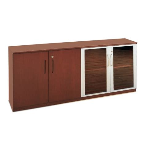 And on the glass part, you simply. Napoli Low Wall Cabinet with Doors-Wood/Glass Door Combination