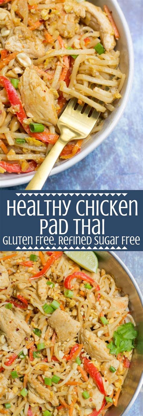 Maybe you would like to learn more about one of these? Healthy Chicken Pad Thai | Recipe (With images) | Pad thai ...