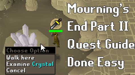Osrs Mournings End Part 2 Quest Guide Quest Guides Done Easy Framed