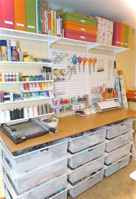 Pretty Diy Craft Room Ideas For Small Spaces Sewing Room Design