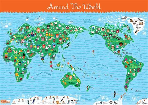 Map Of World For Students United States Map