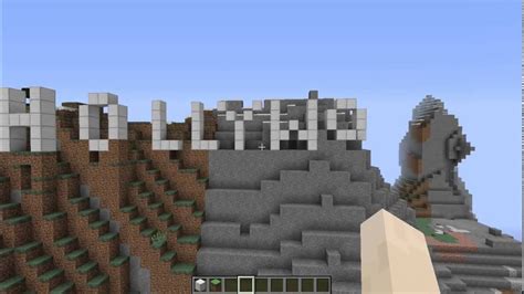 Hollywood Sign In Minecraft Youtube