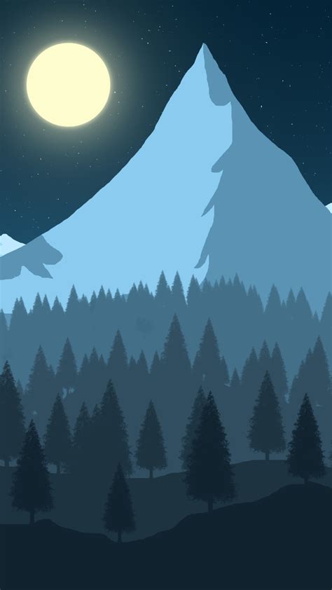 2160x3840 Artistic Mountain Hd Moon 2023 Art Sony Xperia Xxzz5