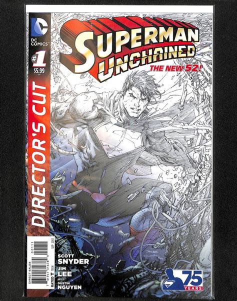 Superman Unchained 1 Directors Cut Variant Jim Lee Comic Books
