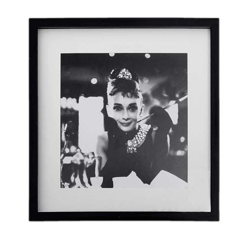 Audrey Hepburn Embellished Framed Print Dunelm