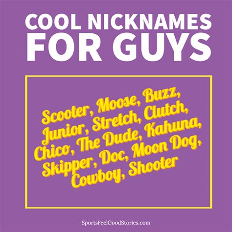 317 Cute Nicknames For Guys That Are Too Cool To Forget