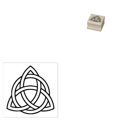 Trinity Celtic Knot Rubber Stamp Zazzle