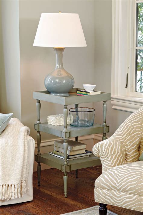 Styling Side Tables Love This Side Tablelamp Combo Different Shade