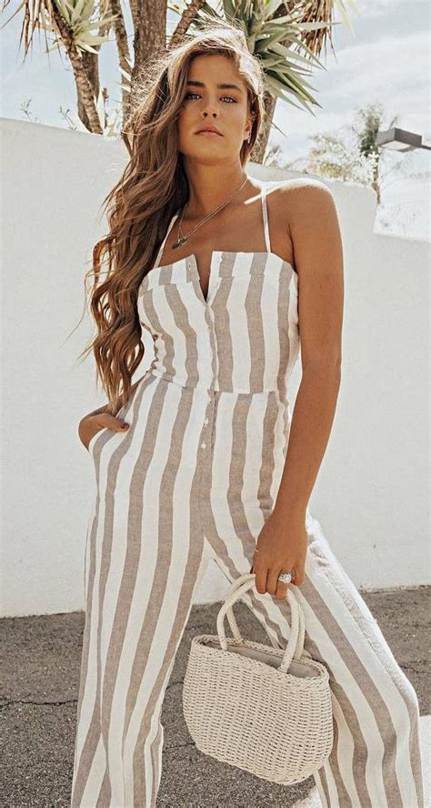 Perfect Summer Outfits To Copy Now Stripped Outfit Fashion