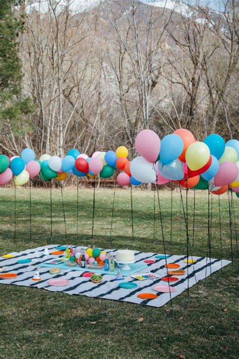Colorful Layered Cake Recipe Backyard Kids Party Outdoor Birthday