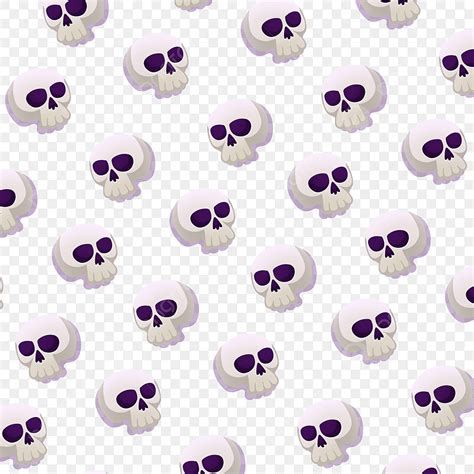 Halloween Skulls Clipart Transparent Png Hd Halloween Skull Pattern
