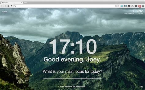 On your computer, open chrome. Momentum Adds Inspiration and Focus to Chrome's New Tab ...