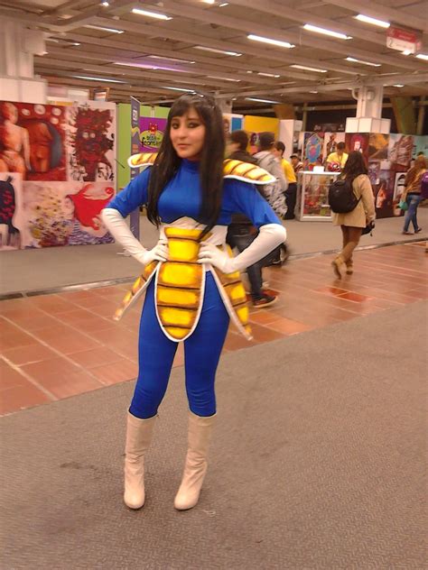 For a funny halloween, gear up like a dbz characters and enjoy the party. Image result for vegeta girl costume | Family costumes ...