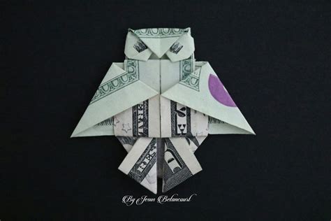 5 Dollar Bill Origami Owl Dollar Bill Origami Money Origami Easy