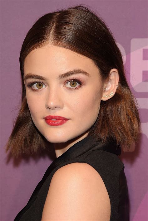 How Lucy Hale Went From Beauty Newbie To Total Badass Lucy Hale Short Hair Short Hair Makeup