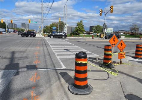 Construction Detours At Steeles And Mclaughlin