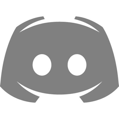 Gray Discord 2 Icon Free Gray Site Logo Icons
