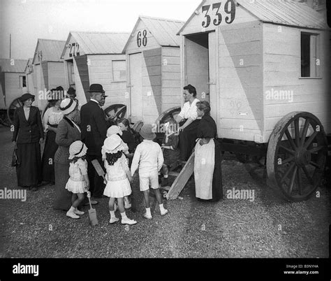 World War One Belgian Refugees In Ostend Sept 1914 Make Themselves Comfortable In Bathing