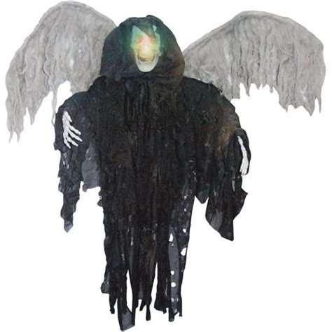 4 Tall Lighted Winged Grim Reaper