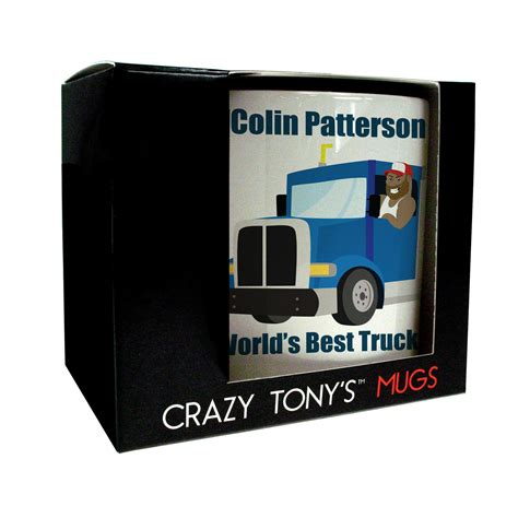Trucker Presents Lorry Driver Ts Fun Hgv Driver Mug Crazy Tonys