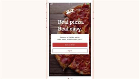 Order delicious pizza from local pizzerias! Slice App for Clover