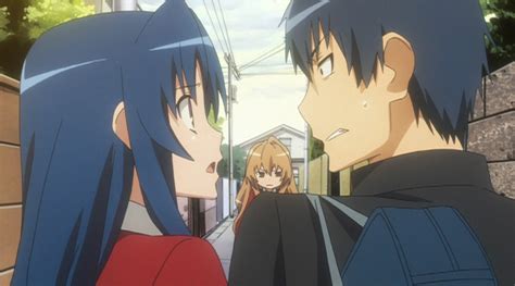 Image 30 Ryuuji Ami And Taiga Going Home Toradora Wiki