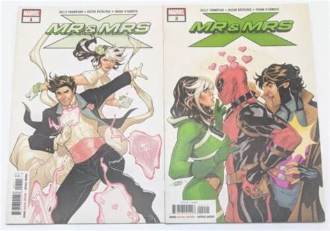 Mr And Mrs X 1 2 Vfnm Gambit And Rogue Married X Men Marvel Comics