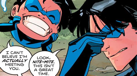 Nightwing 98 Introduces Dick Grayson To His Biggest And Tiniest Fan