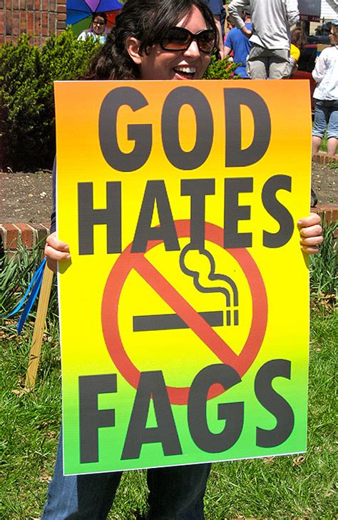god hates fags flags figs and bags the funniest westboro baptist church protest signs
